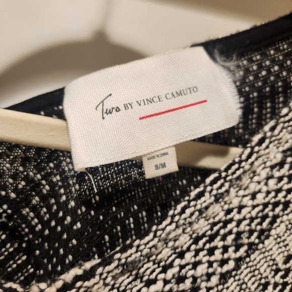 Vince camuto knit pancho faux saude fringe - Picture 4 of 6